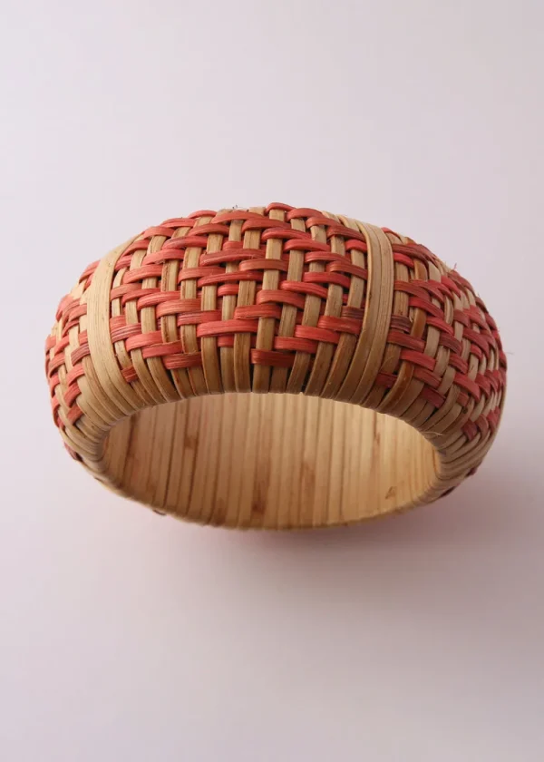 Cardomon Rose and Natural Wide Bangle | Bracelets