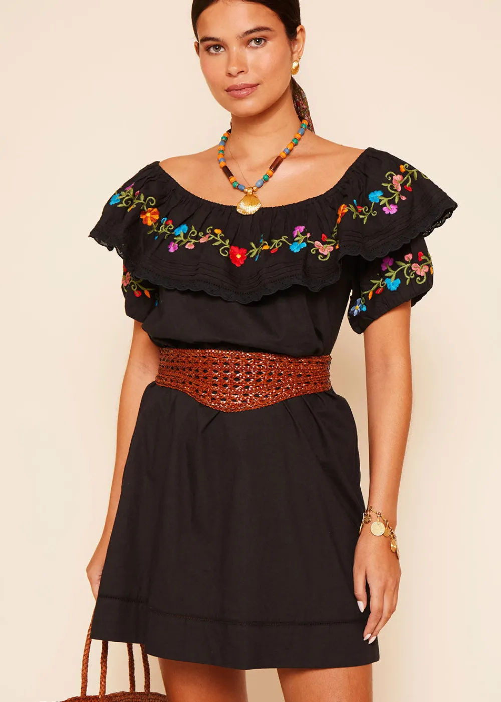 saige_dress__embroidery_b_3.webp Rixo Saige Dress - Embroidery Black | Dresses