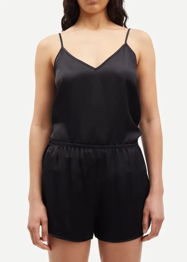 Samsøe Samsøe Sharon Strap Top - Black | Tops
