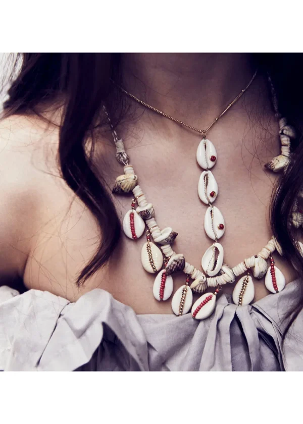 Cardomon Shell Cluster Necklace | Necklaces