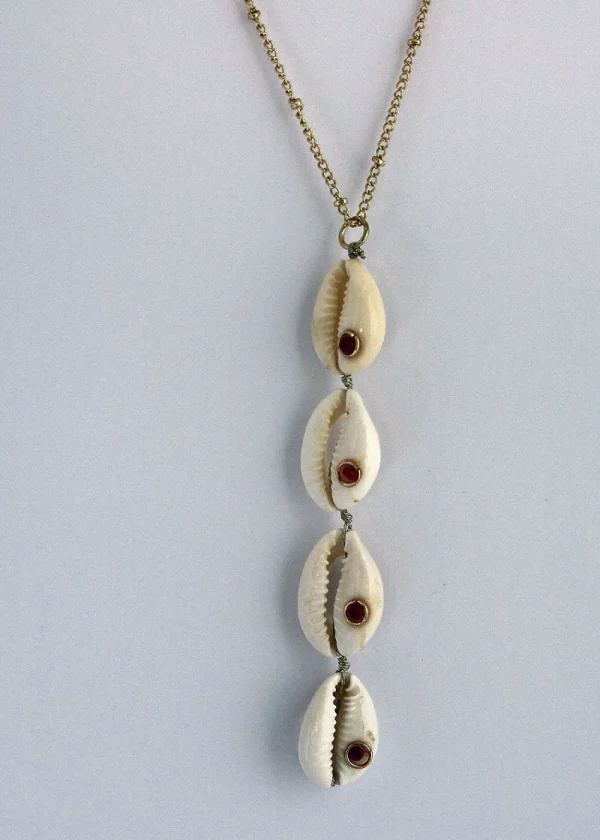 Cardomon Shell Drop Necklace | Necklaces