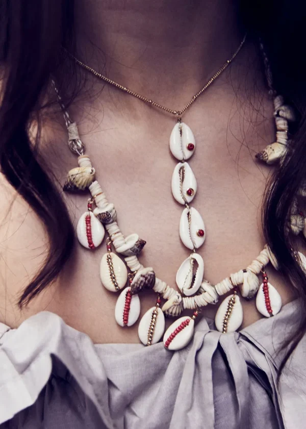Cardomon Shell Drop Necklace | Necklaces