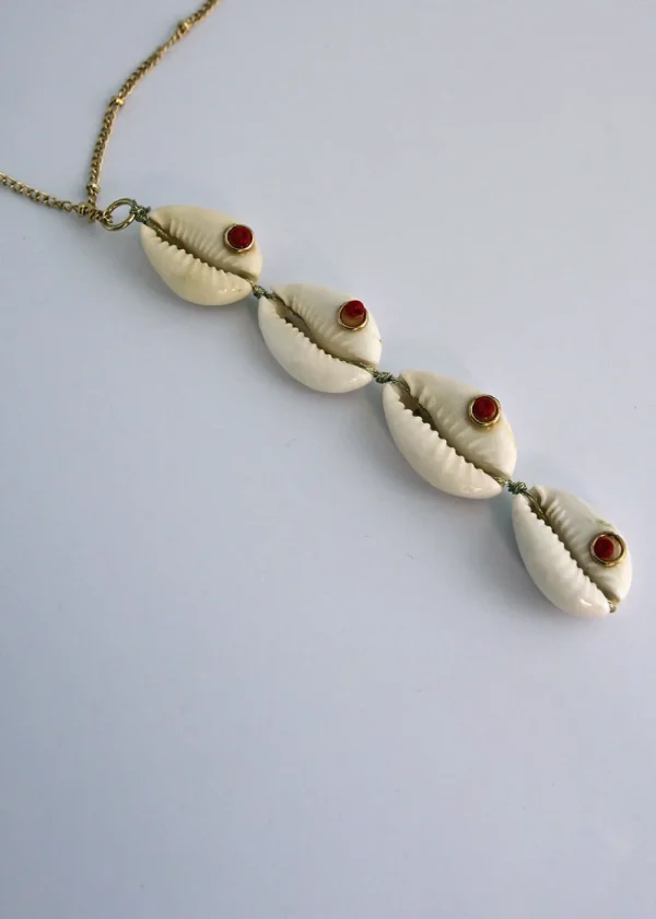 Cardomon Shell Drop Necklace | Necklaces