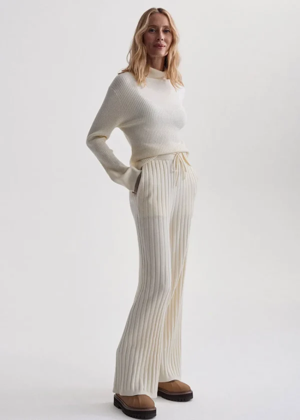 Varley Simeon Wide Rib Knit Trouser | Trousers