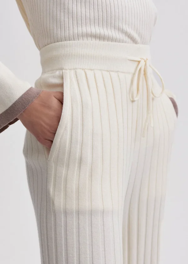 Varley Simeon Wide Rib Knit Trouser | Trousers
