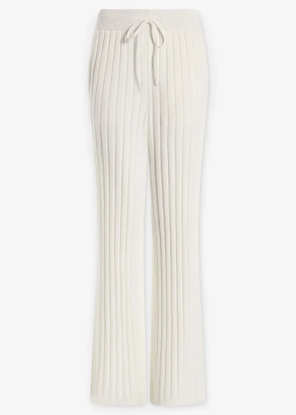 Varley Simeon Wide Rib Knit Trouser | Trousers