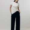 Emin and Paul Single Dart Trousers - Black | Trousers