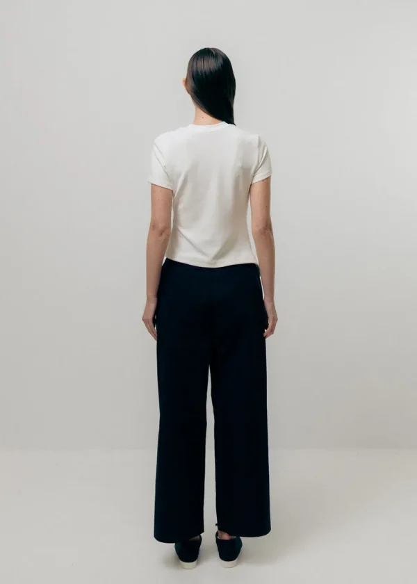 Emin and Paul Single Dart Trousers - Black | Trousers