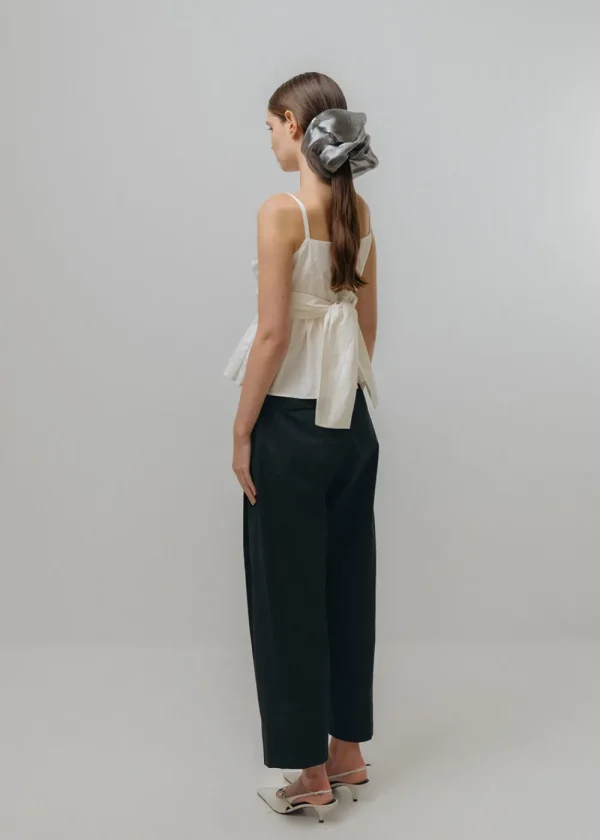Emin and Paul Single Dart Trousers - Black | Trousers