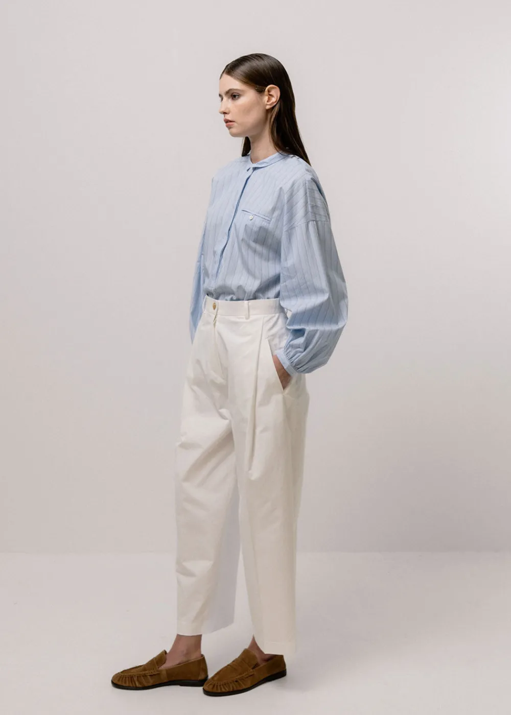 single_dart_trousers__whi_2.webp Emin and Paul Single Dart Trousers - White | Trousers