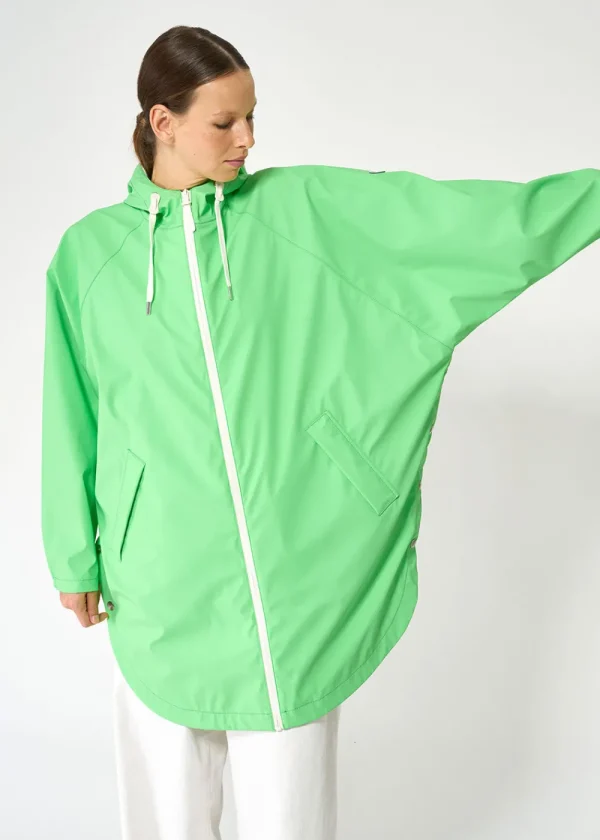 Tantä Sky Rain Jacket - Summer Green | Coats & Jackets