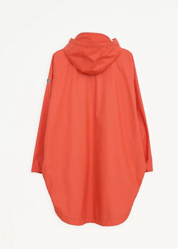 Tantä Sky Rain Jacket - Tangerine Tango | Coats & Jackets