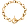 Tilly Sveaas Small Gold Interlock Bracelet | Bracelets