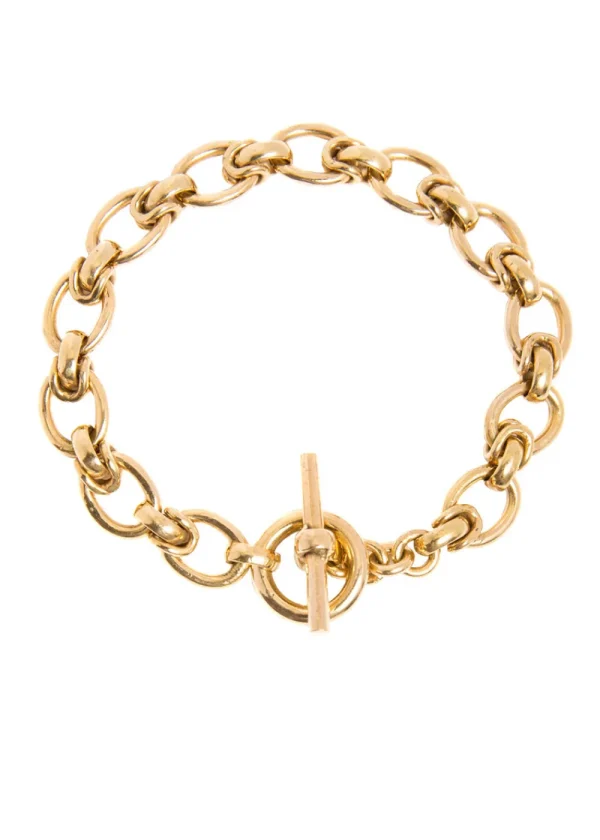 Tilly Sveaas Small Gold Interlock Bracelet | Bracelets
