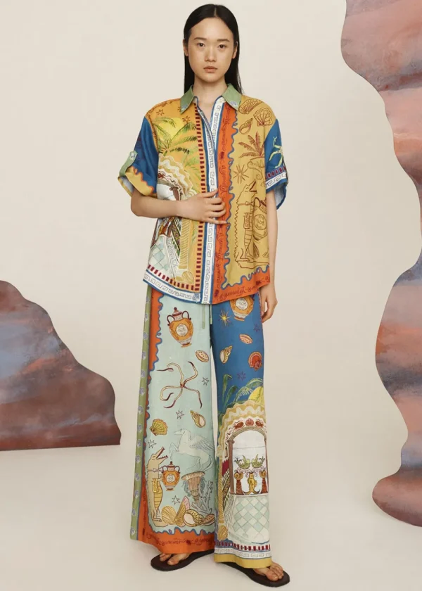 Alémais Surrealist Summer Pant | Trousers