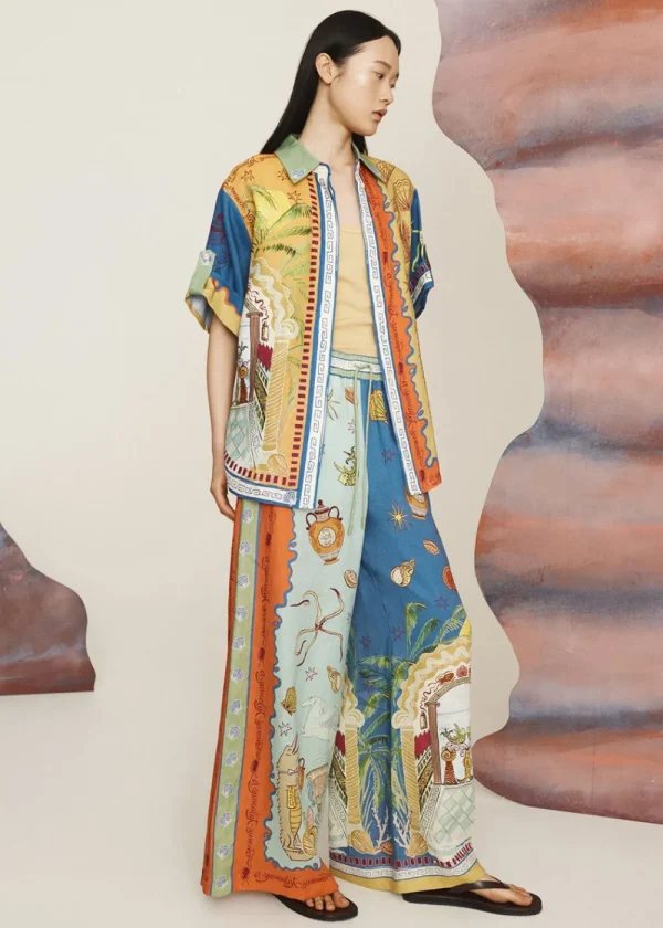 Alémais Surrealist Summer Pant | Trousers