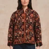 Pink City Prints Tan Jaal Penny Jacket | Coats & Jackets