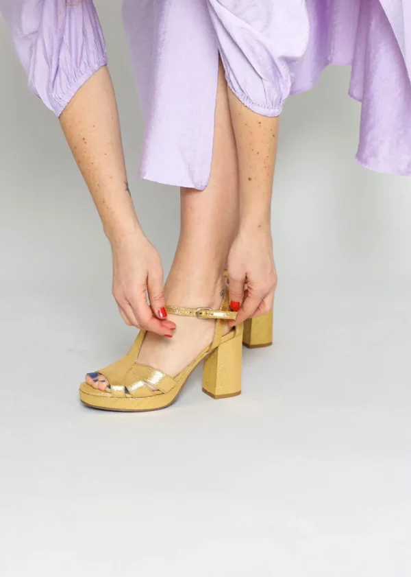 Esska Valerie Heels - Gold | Shoes