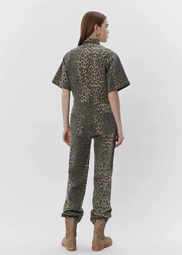 Sofie Schnoor Wilmasw Jumpsuit - Light Brown Leopard | Jumpsuits