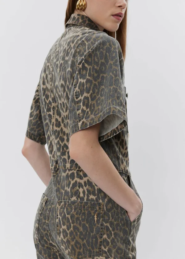 Sofie Schnoor Wilmasw Jumpsuit - Light Brown Leopard | Jumpsuits