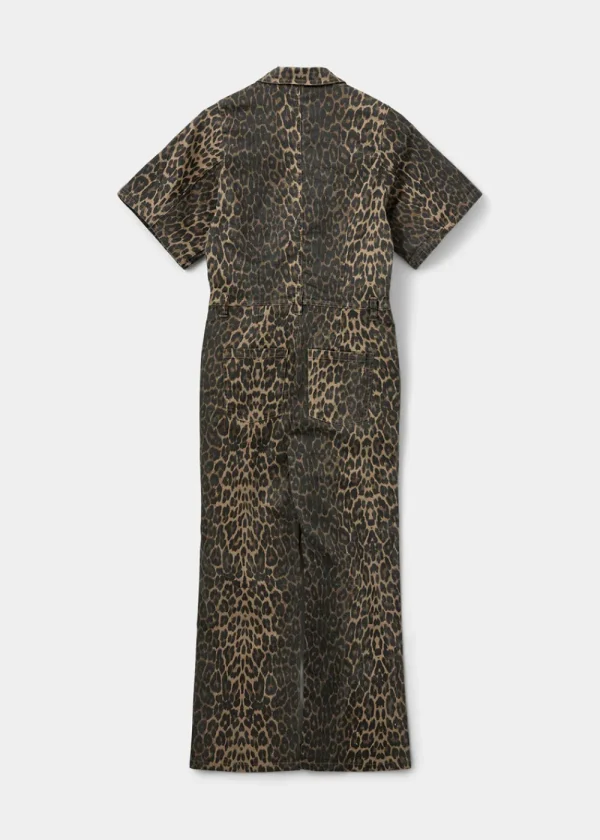Sofie Schnoor Wilmasw Jumpsuit - Light Brown Leopard | Jumpsuits