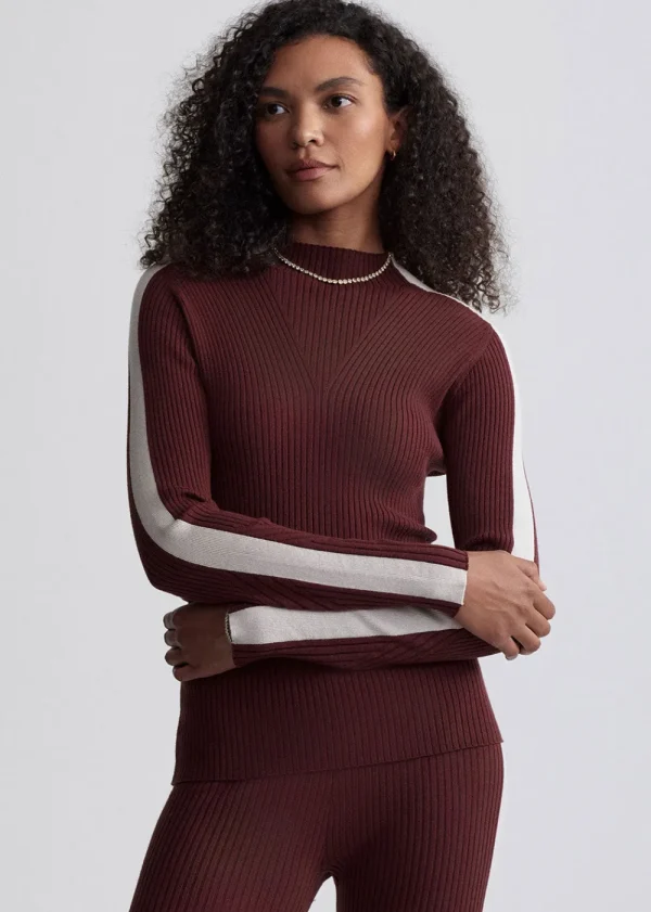 Varley Wilshire Mock Neck Knit | Knitwear