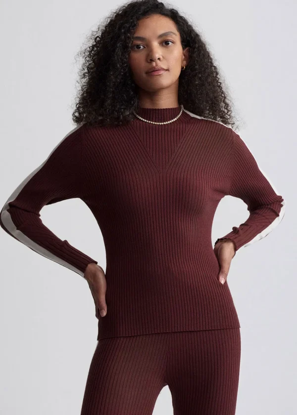Varley Wilshire Mock Neck Knit | Knitwear