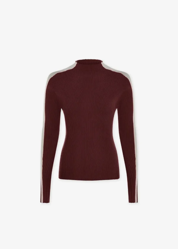 Varley Wilshire Mock Neck Knit | Knitwear