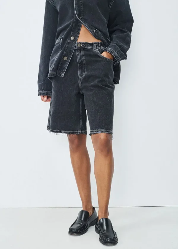 American Vintage Yopday Shorts - Black Vintage | Shorts